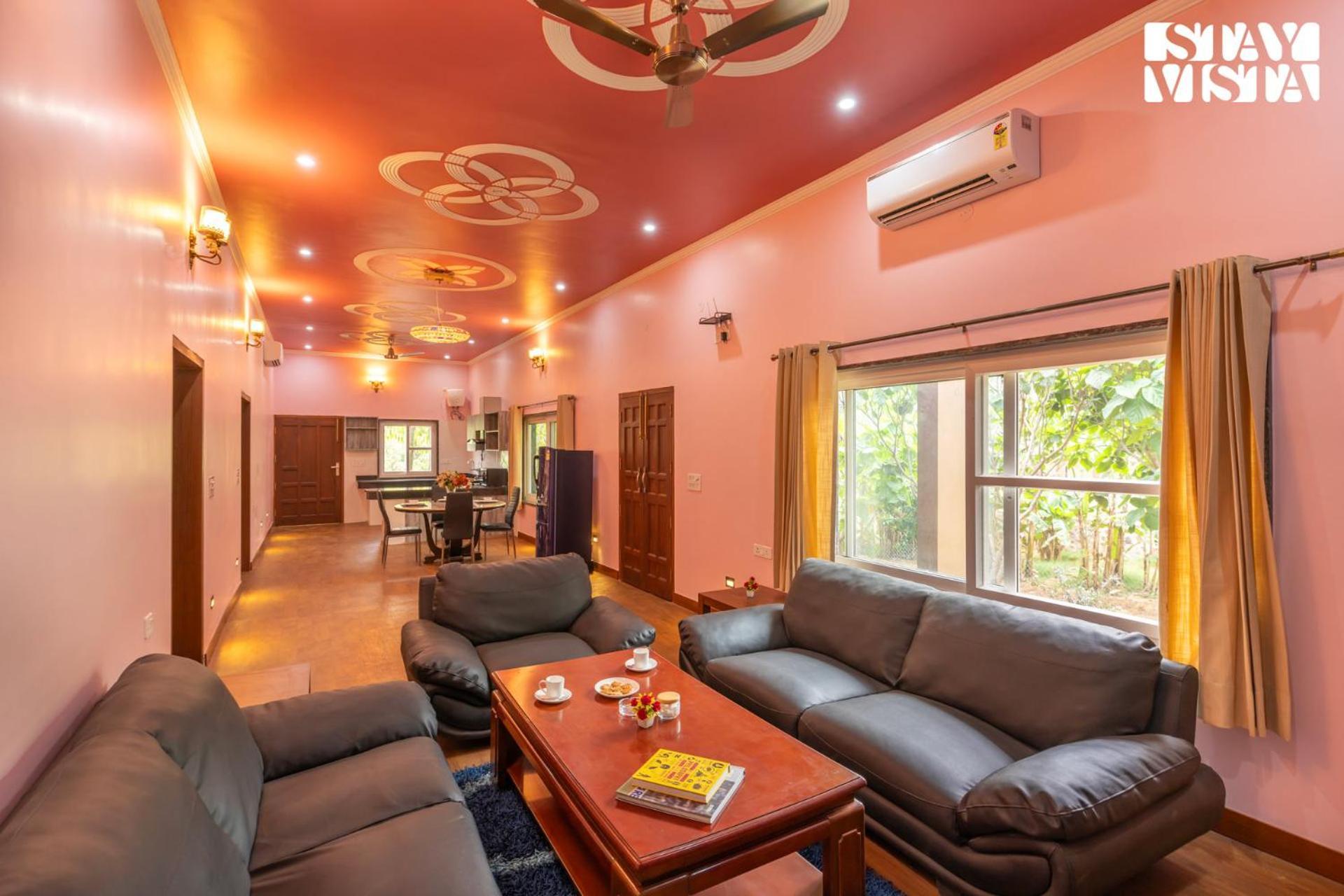 Stayvista At Maple Farms With Pool, Bbq & Bonfire Sohna Eksteriør bilde